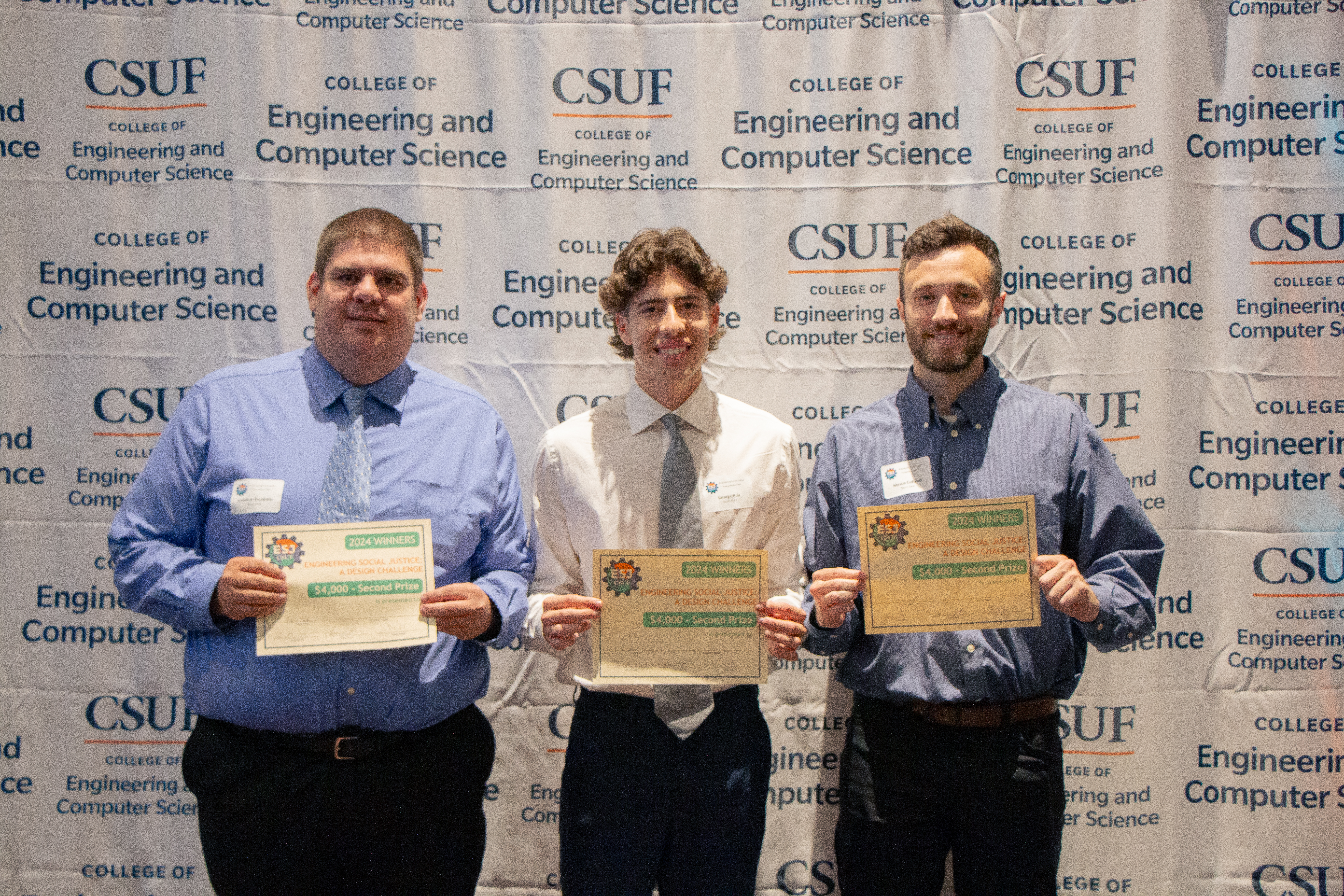 Team Care Team holding up their award!